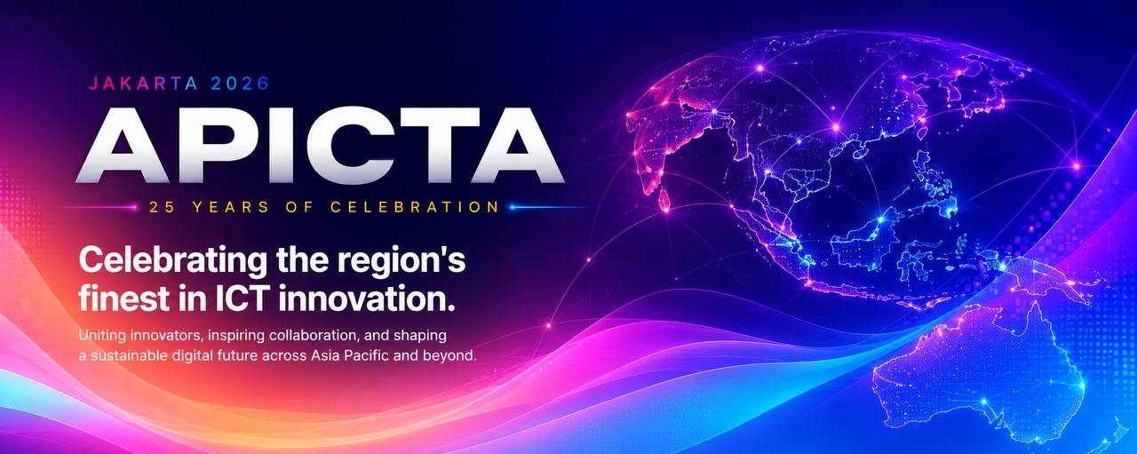 APICTA Jakarta 2026 — 25 Years of Celebration · Celebrating the region's finest in ICT innovation
