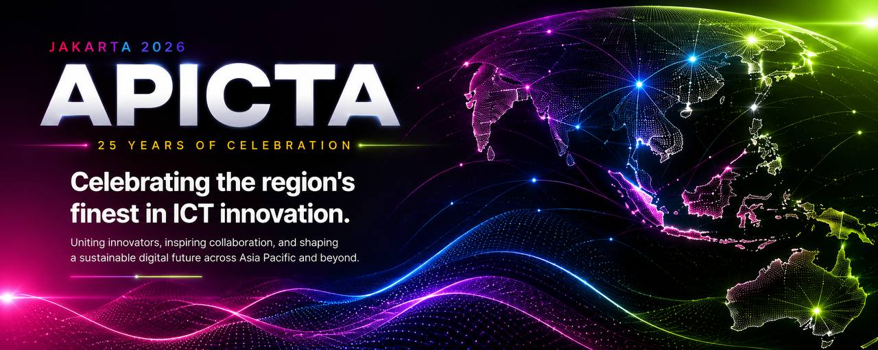 APICTA Jakarta 2026 — 25 Years of Celebration · Celebrating the region's finest in ICT innovation