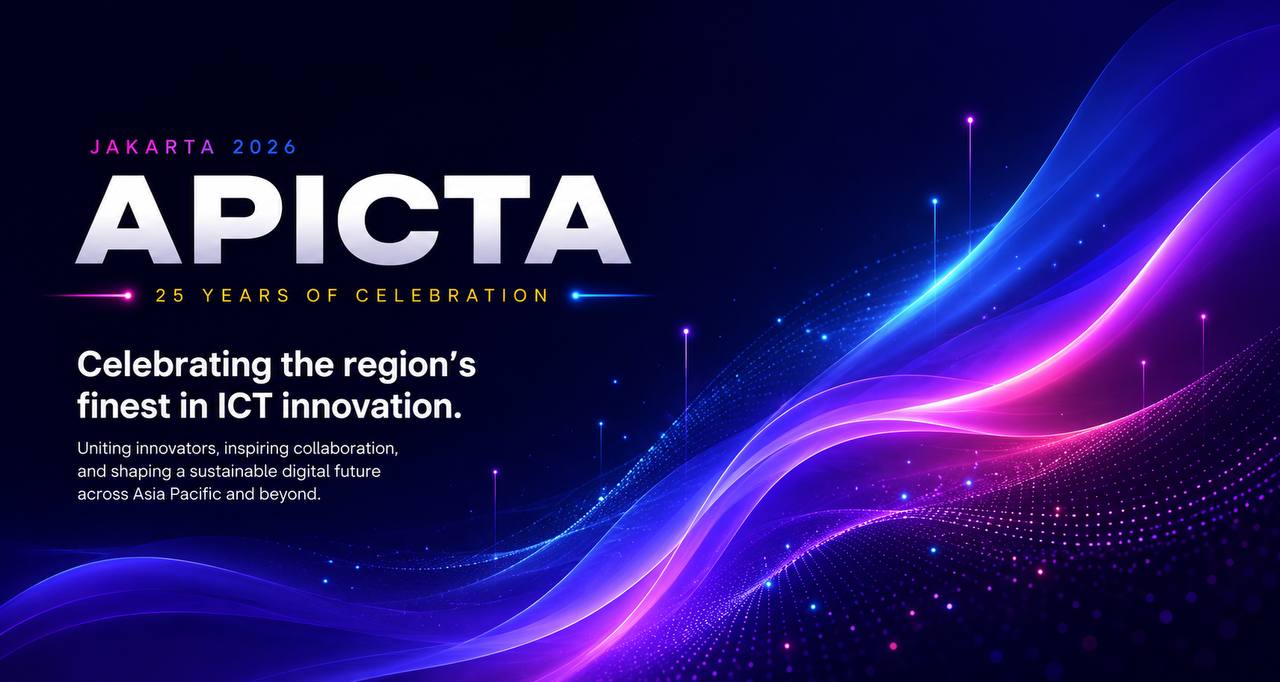 APICTA Jakarta 2026 — 25 Years of Celebration · Celebrating the region's finest in ICT innovation