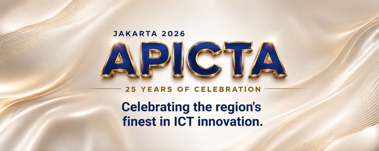APICTA Jakarta 2026 — 25 Years of Celebration · Celebrating the region's finest in ICT innovation