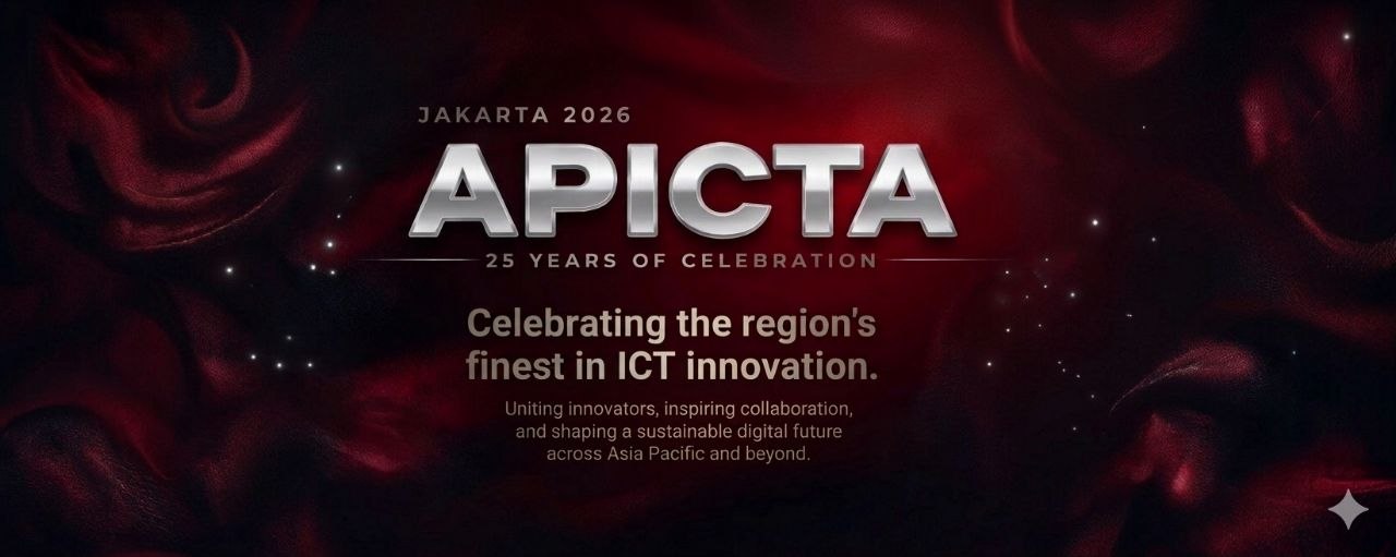 APICTA Jakarta 2026 — 25 Years of Celebration · Celebrating the region's finest in ICT innovation